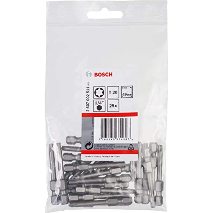 Bosch Professional Bit Extra-Hart für Innen-Torx-Schrauben (T15, Länge: 25 mm, 3 Stück) – Bild 6