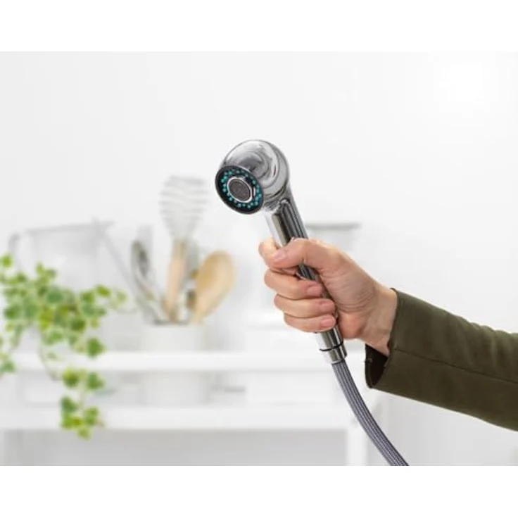 Primaster Küchenarmatur Bremen, verchromt mit integrierter Handbrause und Marken-Luftsprudler – Bild 2