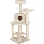 Kerbl Maxi-Pet 81621 Eckkratzbaum Zirkonia, beige, 56x56x130 cm, 60 Stück (1er Pack)