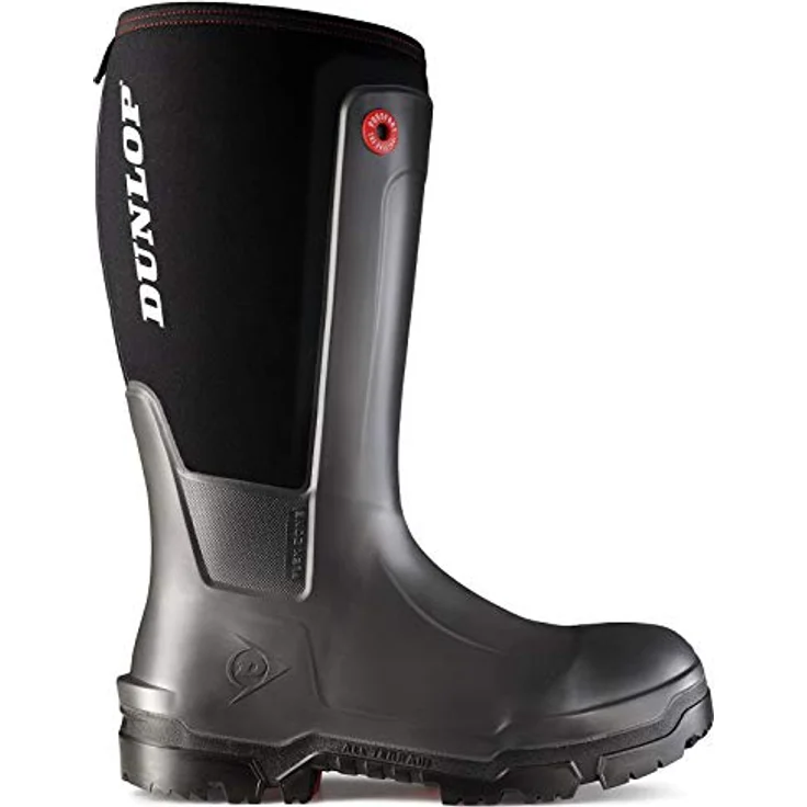 Magni Dunlop Snugboot WorkPro S5, Sicherheitsschuhe in Schwarz, Größe 47, wasserdicht und rutschfest – Bild 3