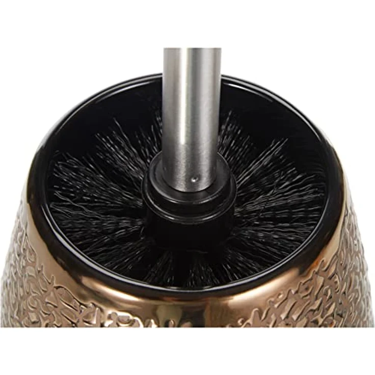 WENKO WC-Garnitur Marrakesh Keramik - WC-Bürstenhalter, Keramik, 12.5 x 41 x 12.5 cm, Braun – Bild 2