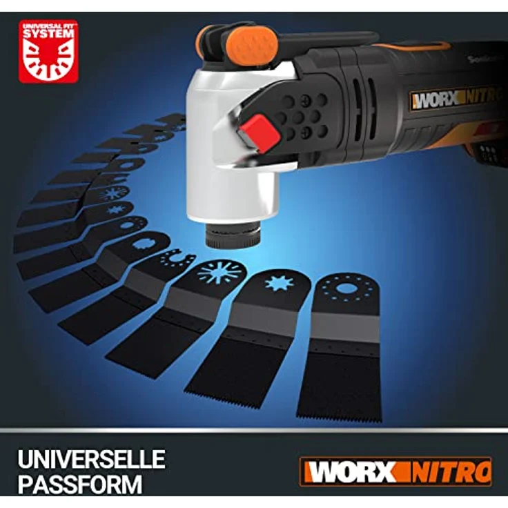 Worx WX693.9 Akku Multifunktionswerkzeug 20V Multitool ohne Akku und Ladegerät – Bild 5