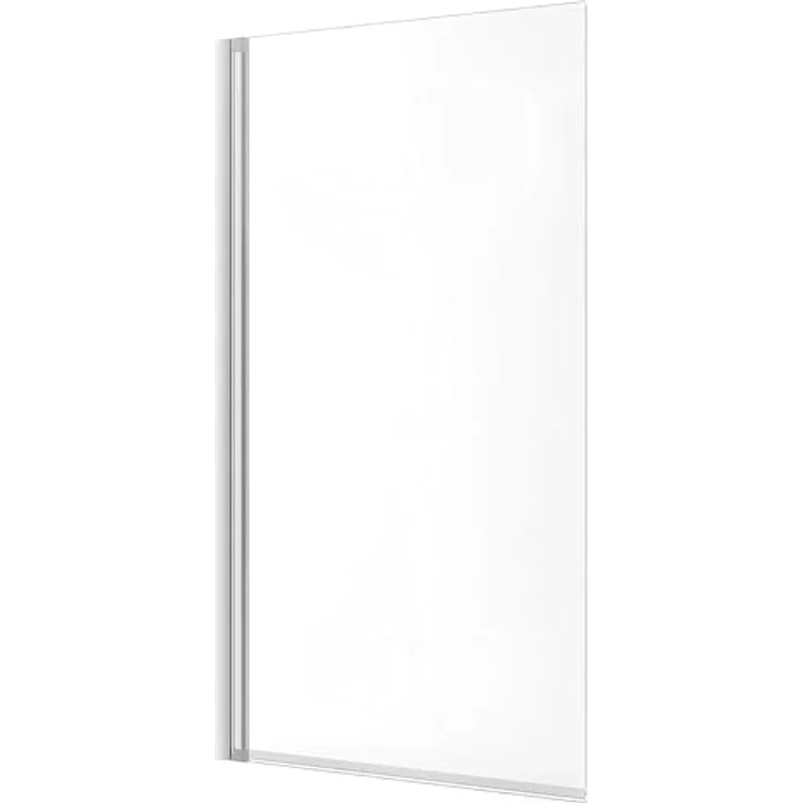 Schulte Duschwand Berlin, Badewannenfaltwand 70 x 120 cm aus 5 mm klaren Sicherheitsglas, alunatur, beidseitig schwenkbar – Bild 2