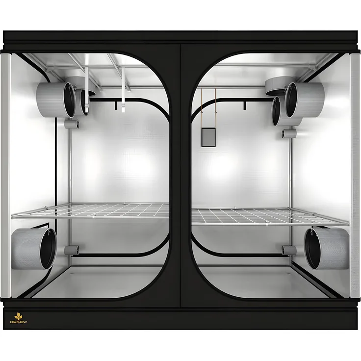 Secret Jardin Dark Room DR240W, professionelle XXL Growbox 237x120x200cm für optimale Lichtausbeute mit 95% Reflexion