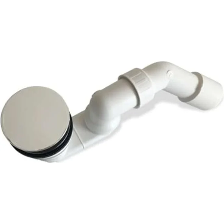 Villeroy & Boch V&B Ventil Push-to-open, Badewannen-Zubehör ohne Überlauffunktion, verchromt (27 cm, 14 cm) – Bild 2