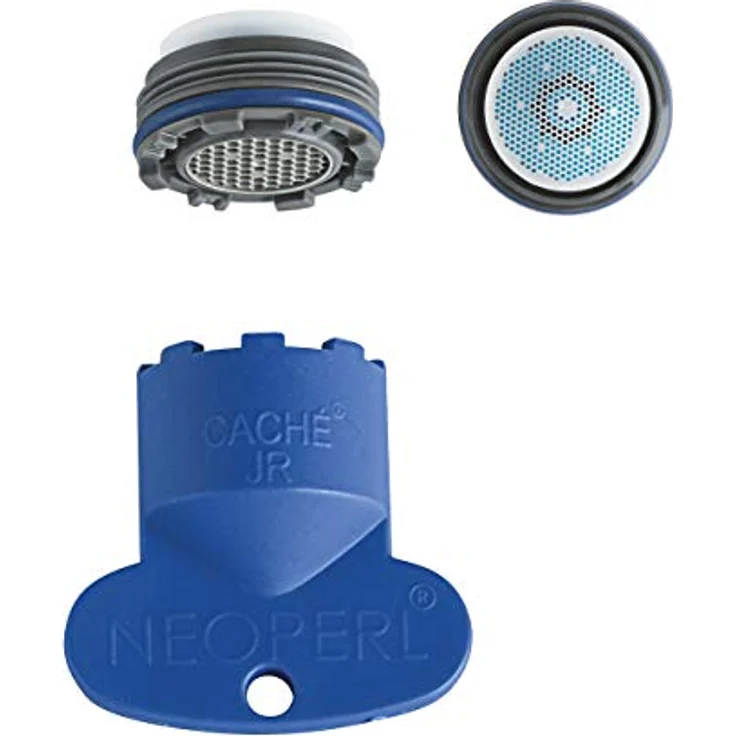 Grohe Spültischarmatur Mousseur Strahlregler Einsatz, AG M21,5 x 1, Durchfluss 6,6 l/min, inklusive Demontageschlüssel, Hersteller-Nummer 48270000 – Bild 3