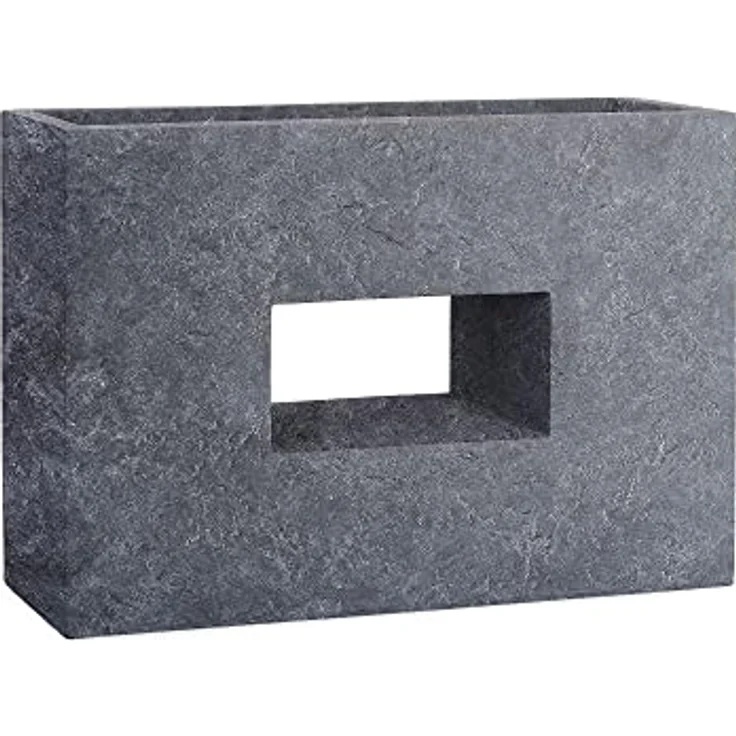 Pflanzwerk® VISTA Premium Hochbeet Pflanzkübel, Rechteckig, Handgefertigt aus Fiberglas mit Lotus-Effekt, Frostbeständig, 20-25 Liter – Bild 2