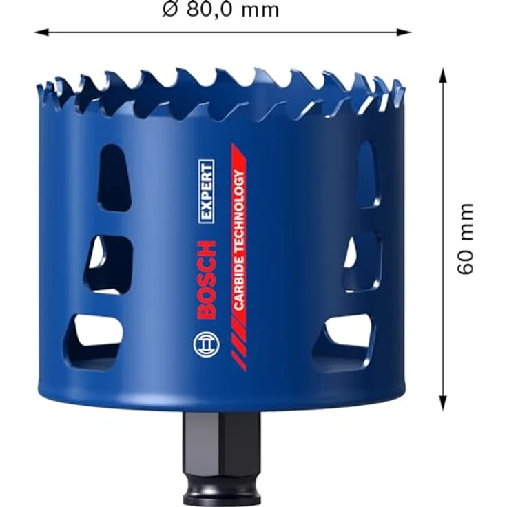 Bosch Expert Tough Material Lochsäge, 80 x 60 mm – Bild 4