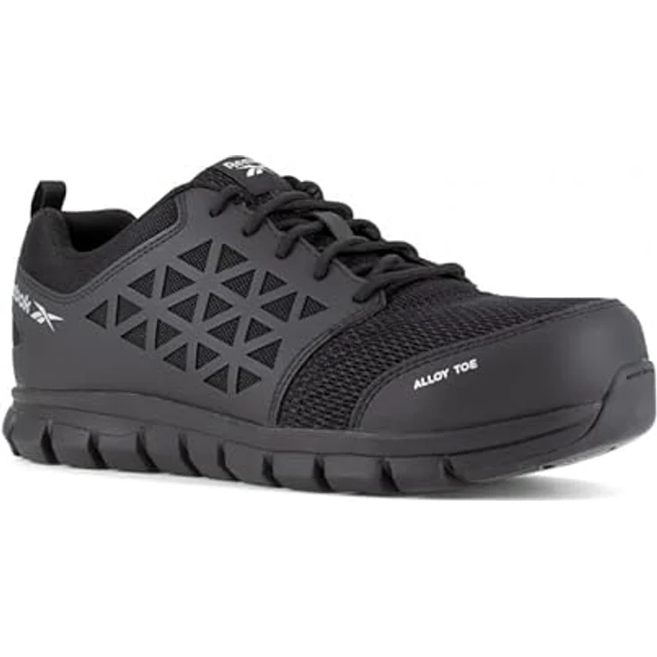 Reebok Excel Light, Sicherheitsschuh mit Aluminium-Zehenschutzkappe, metallfrei, atmungsaktiv, grau – Bild 2