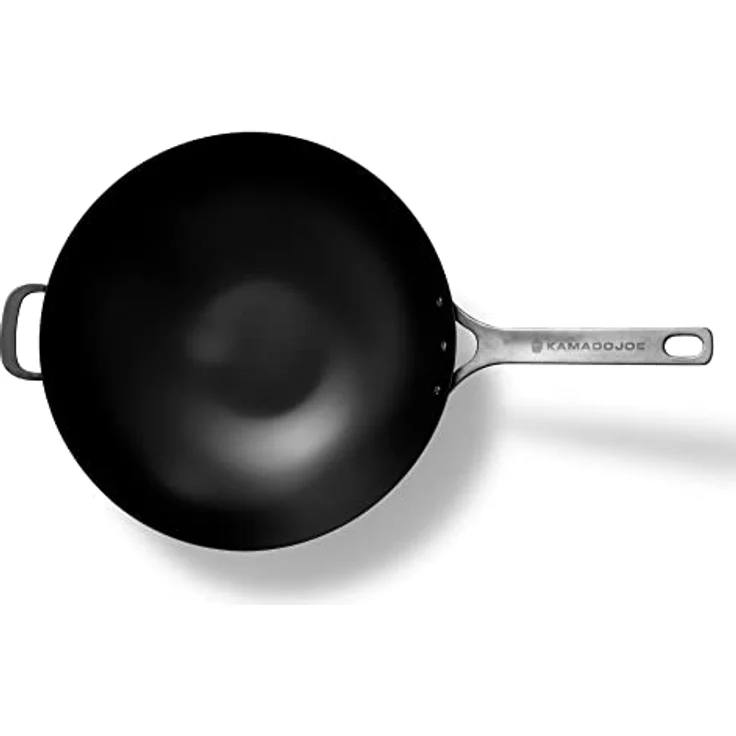 Kamado Joe Wok aus Karbonstahl, perfekt zum Braten, Kochen und Dämpfen für klassische Joe und Big Joe Grills – Bild 2