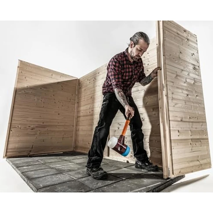 SIMPLEX-Schonhämmer, mit Stahlgussgehäuse und hochwertigen Holzstiel | Ø=30 mm | 3017.030 – Bild 11