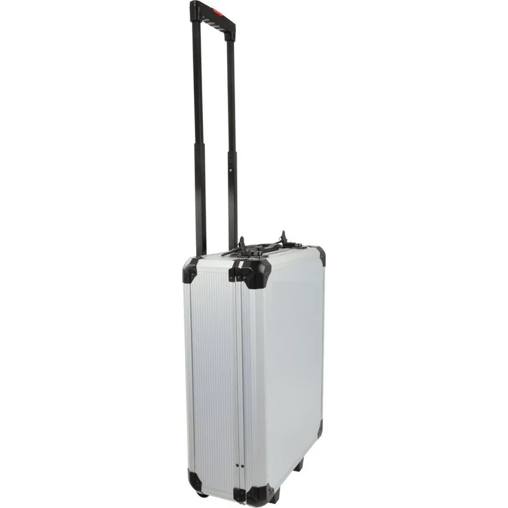 TRIZERATOP Werkzeugkoffer Alukoffer, Trolley Werkzeug Werkzeugtrolley (LEER) - Aluminium, 37 x 18 x 46 cm - Preisvergleich – Bild 1