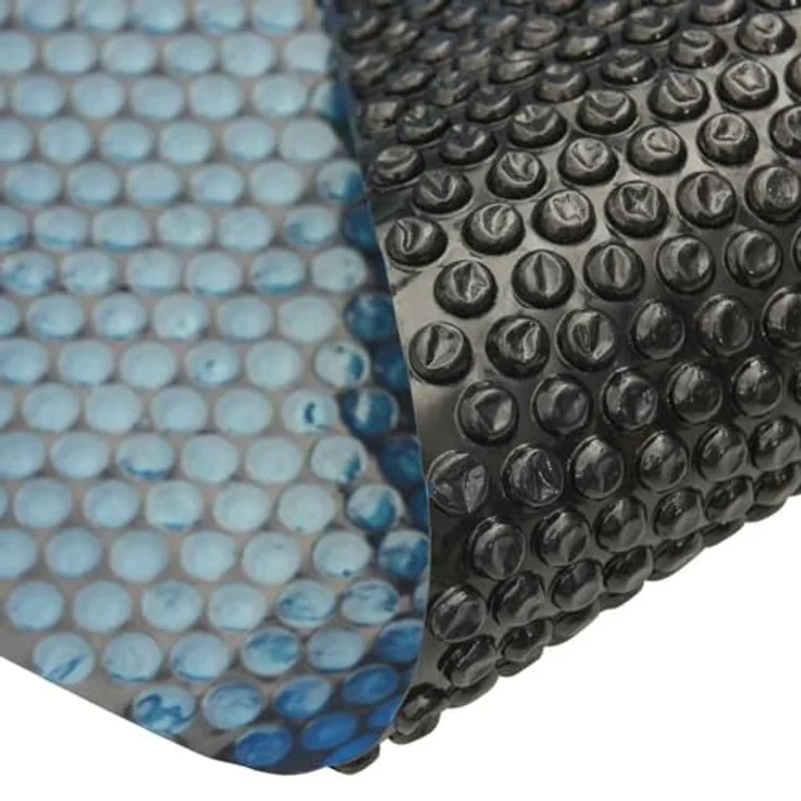 vidaXL Treibende Pool-Solarplane PE 600x300 cm Schwarz und Blau – Bild 3