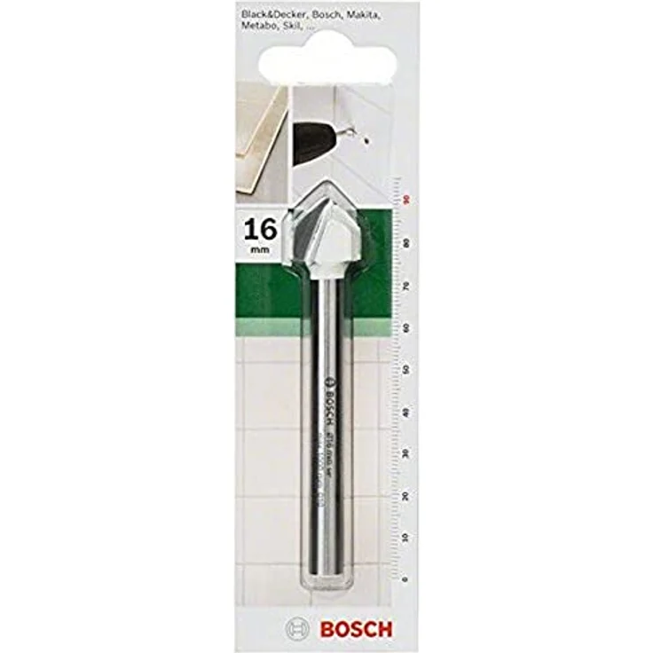 BOSCH Fliesenbohrer, Universalbohrer 16 x 90 mm, präzise Bohrspitzen für keramische Oberflächen – Bild 1