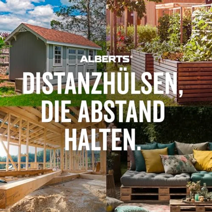 Distanzhülsenset, Kunststoff Schwarz Ø 20x5|10|20|30je5 - GAH Alberts - Preisvergleich – Bild 3