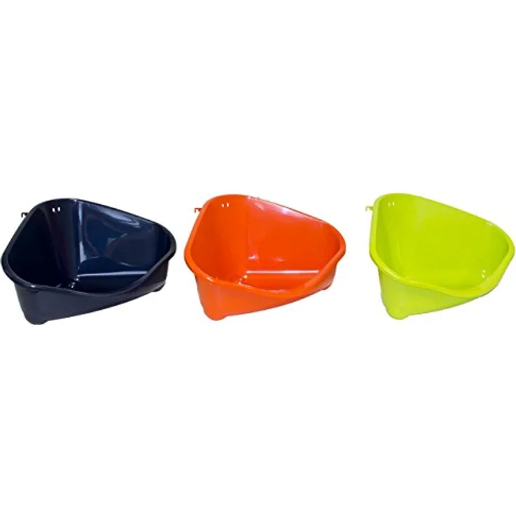 Nagertoilette Hawai Eckmodell L: 49 cm B: 35 cm H: 26 cm farblich sortiert