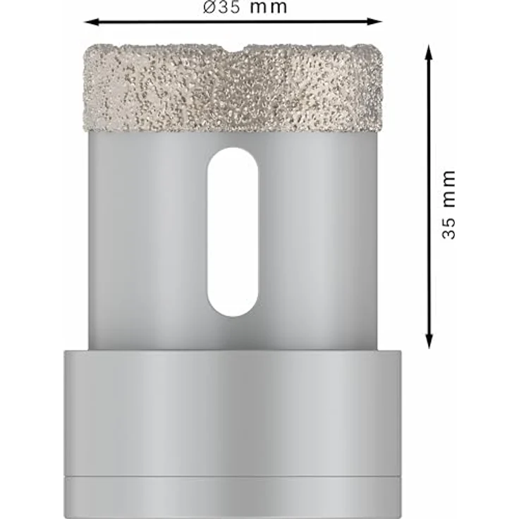 BOSCH Diamanttrockenbohrer Pro Core Cutter dry, X-Lock, Ø 35 mm für harte Fliesen und Stein – Bild 3