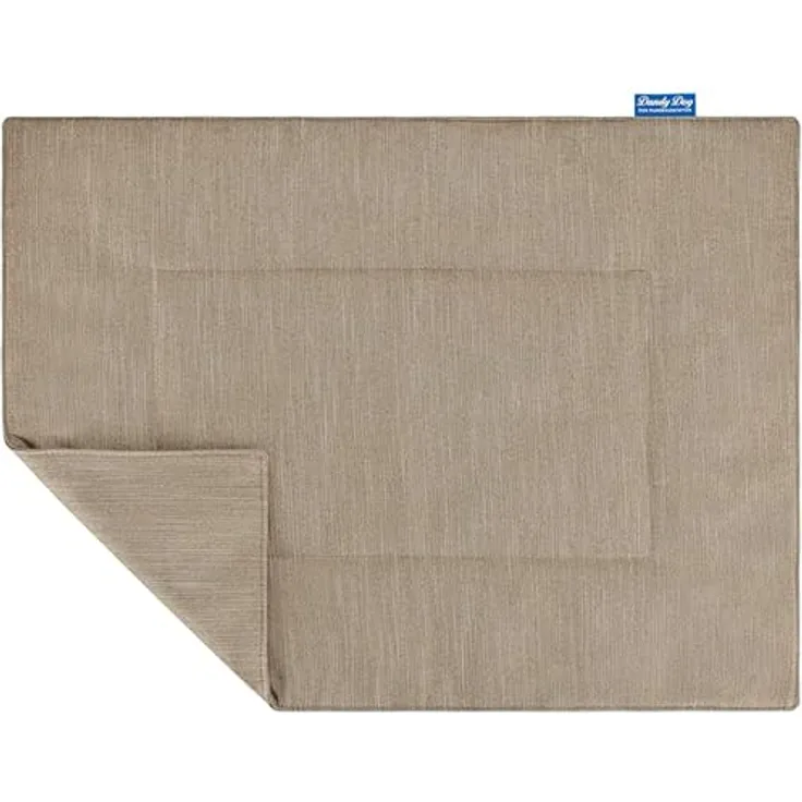 Hundedecke Dog Taupe - waschbar kuschelig hochwertige Qalität Made in Germany - Größe M
