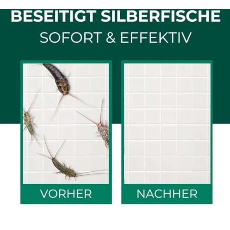 Silberkraft Anti-Silberfischspray 500 ml, effektive Schädlingsbekämpfung ohne Fallen, inklusive E-Book mit Experten-Tipps – Bild 2