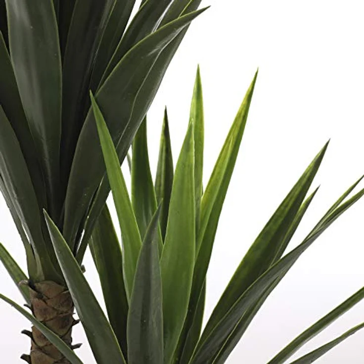 Mica decorations künstliche Yucca Palme - Yuccapalme im Kunststofftopf - h 120 x d 60cm – Bild 2