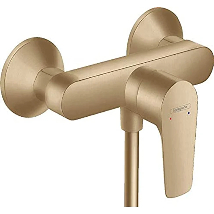 hansgrohe Duscharmatur Talis E (Aufputz Duschmischer, für 1 Funktion) Brushed Bronze – Bild 1