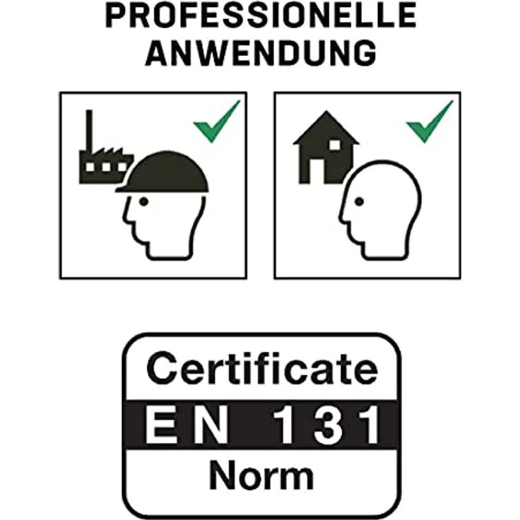 STIER Stufen Stehleiter Premium 6 Stufen einseitig begehbar – Bild 4