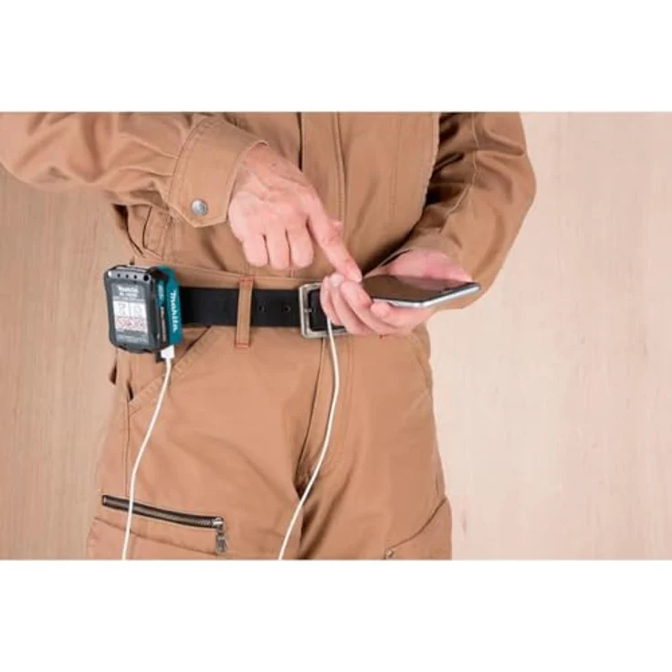 Makita USB ADP06, 10.8V Ladegerät Adapter mit 2 USB-Anschlüssen, 2.1A für Smartphones und Tablets – Bild 3