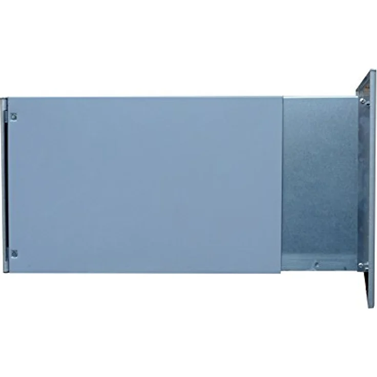Letterbox24 B-242 XXL Edelstahl Mauerdurchwurf Briefkasten (Tiefe: 39-62 cm) - wetterfest und langlebig – Bild 2