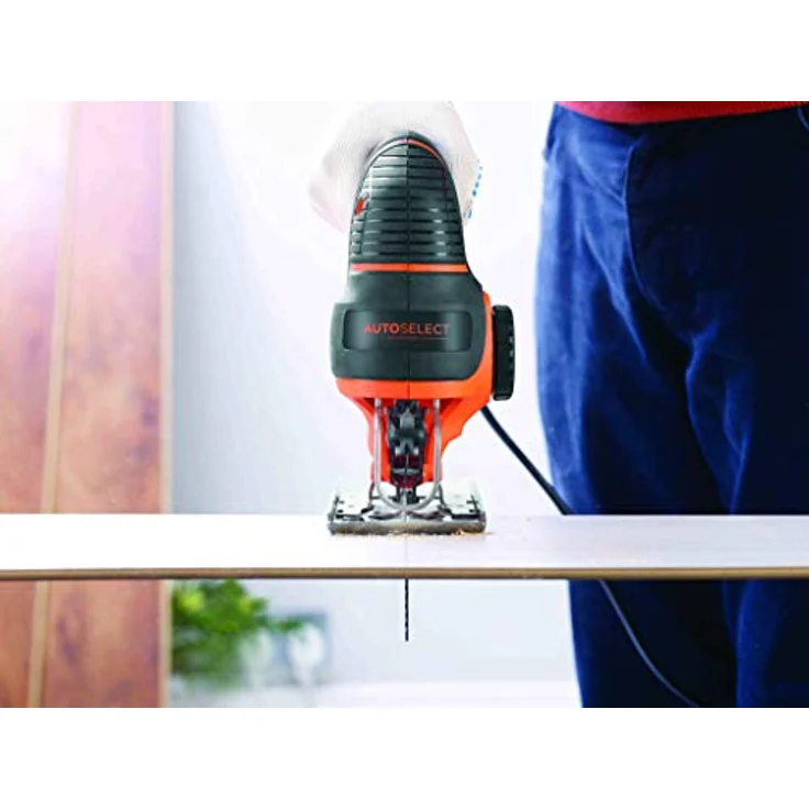 Black & Decker Autoselect Stichsäge mit Klinge, orange, KS801SE, 550W, 18V – Bild 5