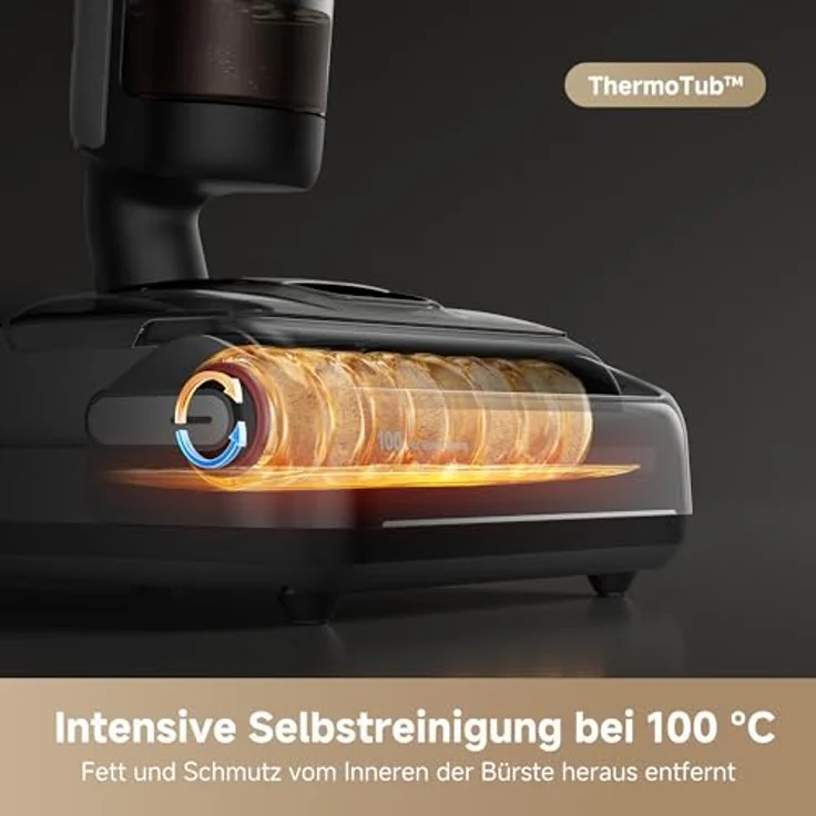 DREAME H15 Pro Nass- und Trockensauger, GapFree AI DescendReach Roboterarm, 21kPa Saugleistung, 0 Tangle, 100°C Bürstenwäsche, 5min 90°C Trocknung, 180° Lie-Flat – Bild 4