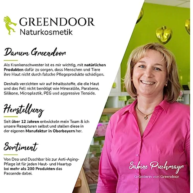 GREENDOOR Fellpflege Pflegelotion bei Pilz- und Milbenbefall, natürliche Hautregeneration und juckreizstillend, 100% Rezyklat – Bild 6