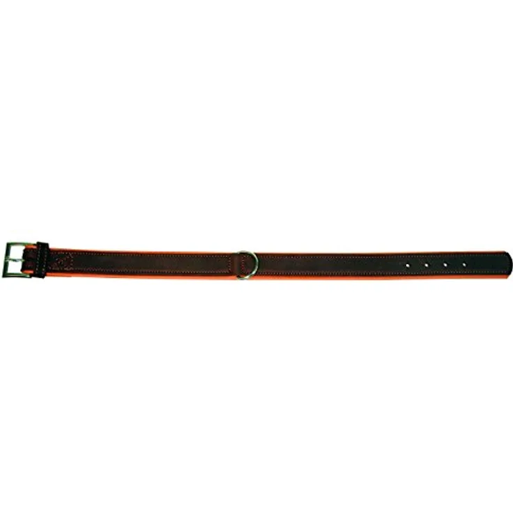 Hunde-Halsband VEGAS HQ, 35 mm / 50 cm braun