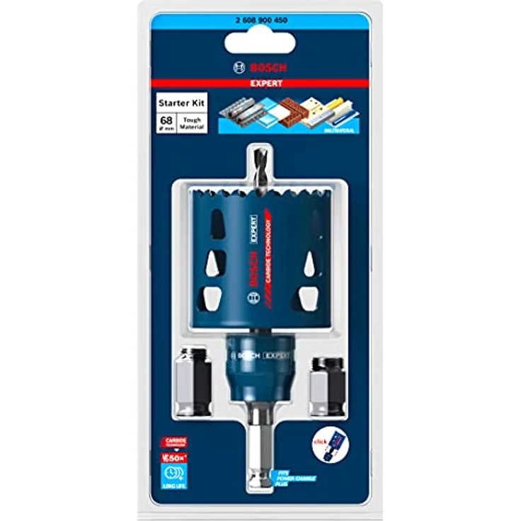 Bosch Expert Tough Material Lochsäge-Starter-Set, 68 x 60 mm – Bild 2