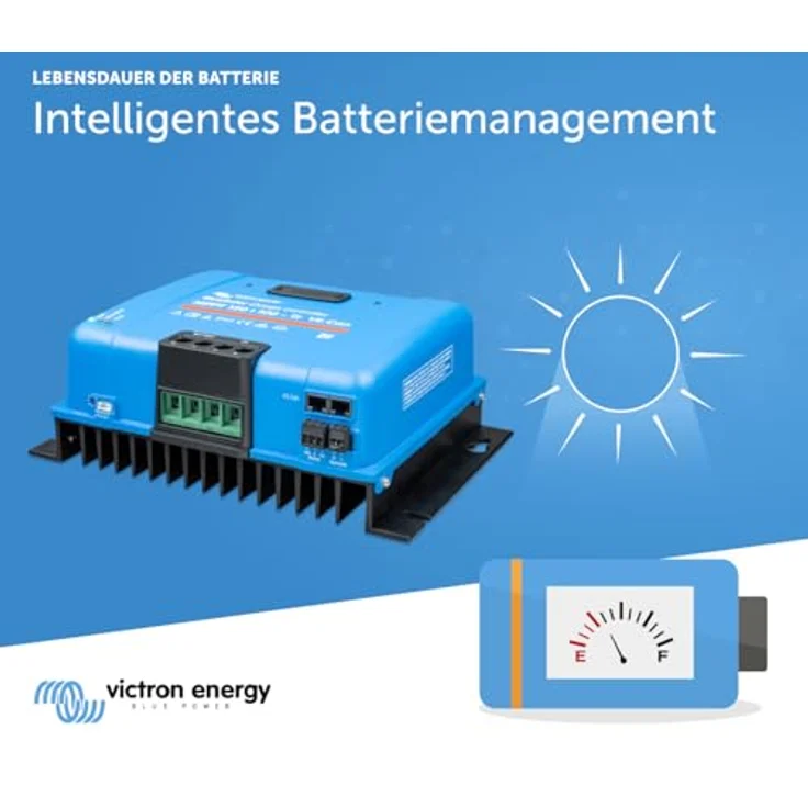 Victron BlueSolar MPPT 150/100-Tr VE.Can, Solar-Laderegler mit Überhitzungsschutz und programmierbaren Ladealgorithmen, 0% MwSt gemäß §12 III UstG – Bild 2