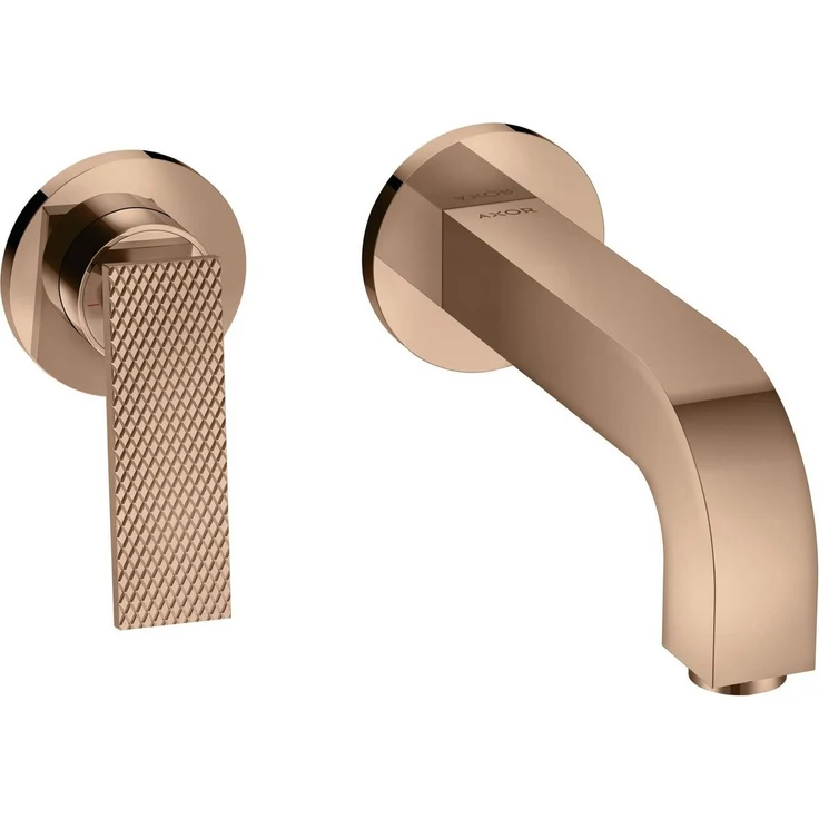 hansgrohe Axor Citterio Einhebel-Waschtischmischer Unterputz mit Hebelgriff - Polished Red Gold
