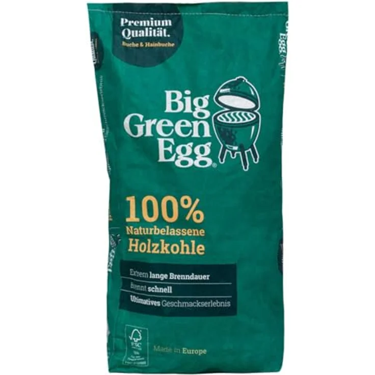 Big Green Egg Holzkohle 9 KG, Eiche Hickory, 6-10h Brenndauer – Bild 2