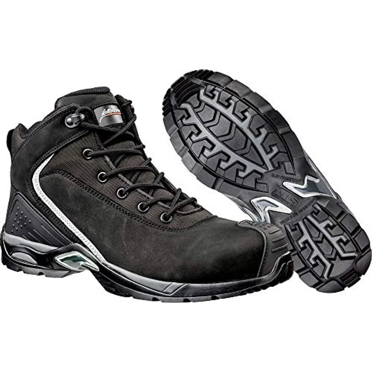 Albatros RUNNER XTS Arbeitsschuh, Cross-Terrain Sicherheitsstiefel mit Fiberglaskappe, wasserabweisendes Nubukleder – Bild 4