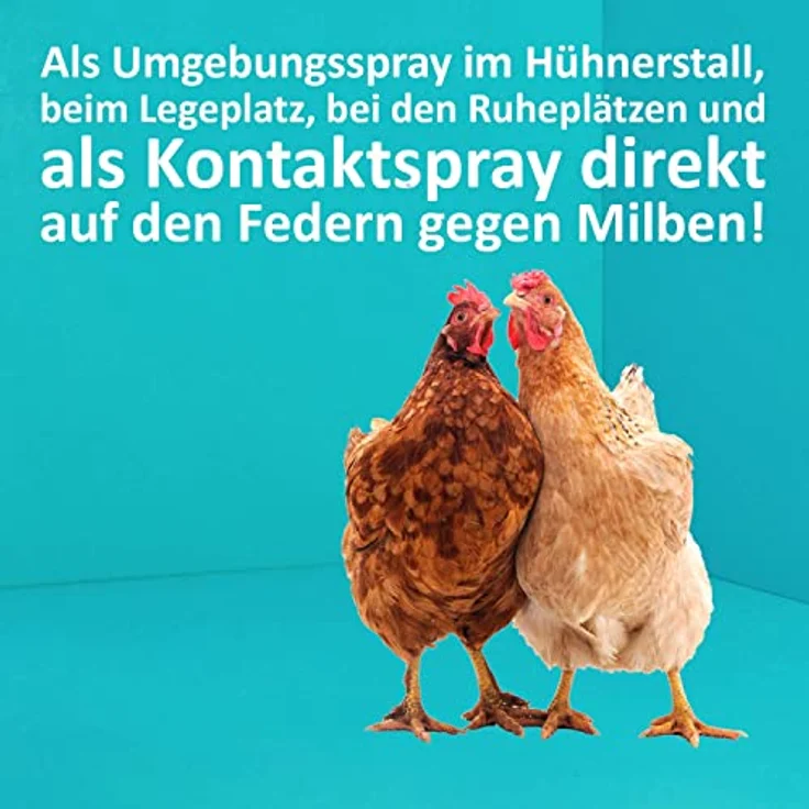 GreenHero Milben-EX 500 ml, Das Spray gegen Milben für Hühner & Geflügel, Milben Stopp, Anti Milbenspray, Umgebungsspray zum Bekämpfen von Milben im Hühnerstall, Abwehrspray und zur Vorbeugung – Bild 4