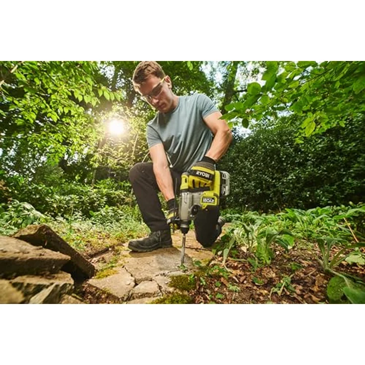 Ryobi RSDS18BL-0 One+ Akku-SDS-Bohrhammer, 2,5 Joule Brushless 18 V mit SDS-Plus Aufnahme und LED-Leuchte – Bild 2