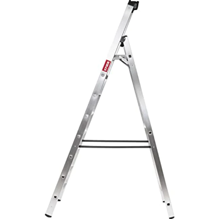 STIER Stufen Stehleiter Premium 8 Stufen einseitig begehbar – Bild 7