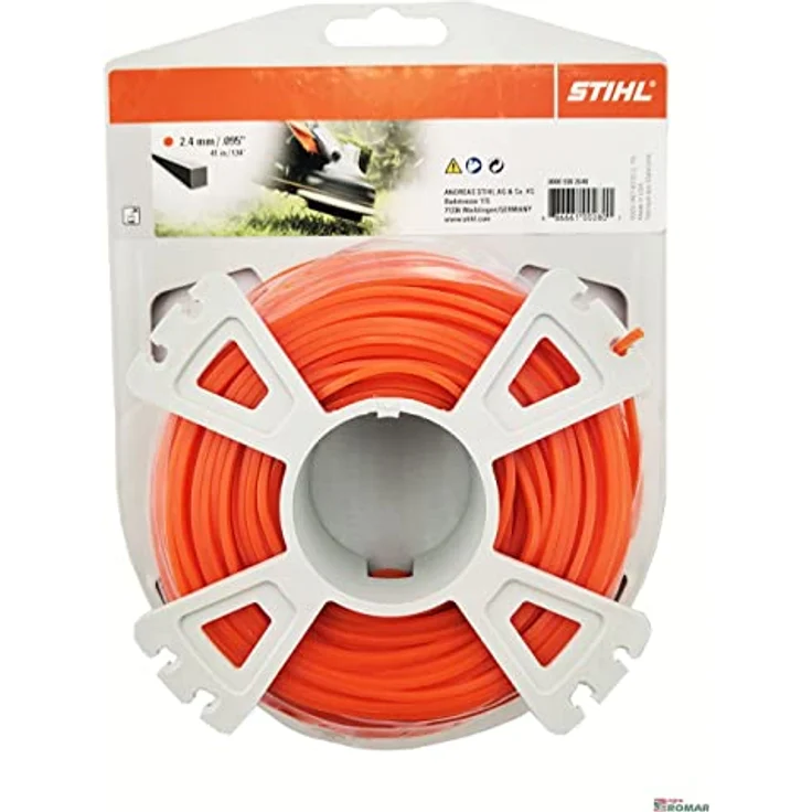 Stihl 0000 930 2640 Mähfaden quadratisch, 2,4 mm x 43 m – Bild 2