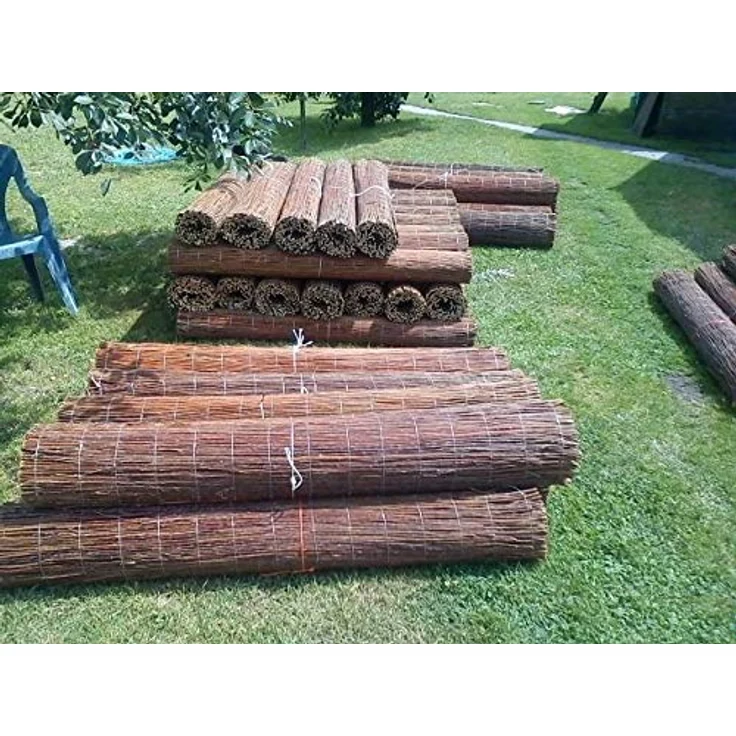 Lorek Weidenmatte Premium Sichtschutzmatte, witterungsbeständig, 80 x 300 cm, 22 Größen für Garten, Terrasse und Balkon – Bild 4