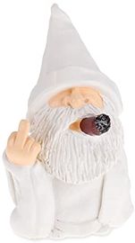 Relaxdays Gartenzwerg Mittelfinger