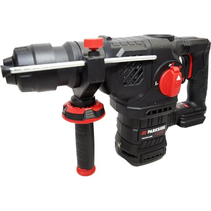 PARKSIDE PERFORMANCE® Akku-Bohrhammer 20V Kombihammer PKHAP 2058 A1 im Transportkoffer, 20 V, max. 760 U/min, bürstenloser Motor, Smart-Akku, SDS-Plus, LED-Arbeitsleuchte – Bild 2
