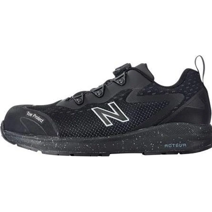 New Balance Logic BOA BLACK, Sicherheitsschuhe S1P, Gr. 40, ESD-fähig, durchstichhemmende Zwischensohle, rutschfeste Laufsohle