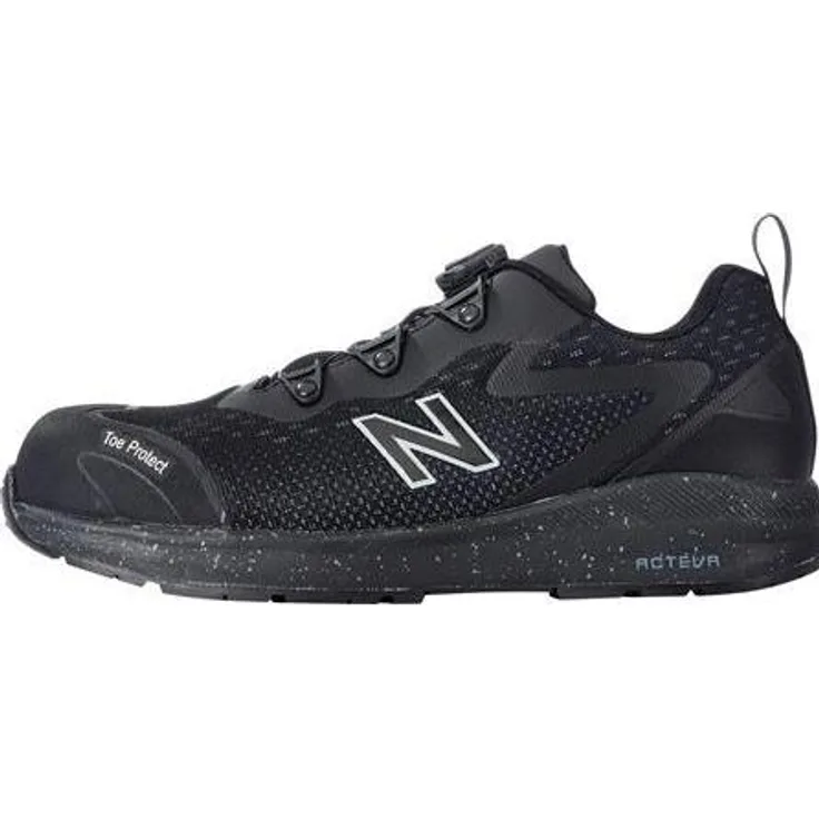 New Balance Logic BOA BLACK, Sicherheitsschuhe S1P, Gr. 40, ESD-fähig, durchstichhemmende Zwischensohle, rutschfeste Laufsohle