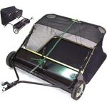 Apex Kehrmaschine 55200 105cm Rasenkehrer mit XXL Fangkorb, 260mm Laufräder, höhenverstellbar - Preisvergleich