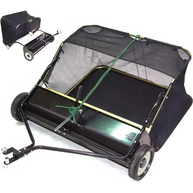 Apex Kehrmaschine 55200 105cm Rasenkehrer mit XXL Fangkorb, 260mm Laufräder, höhenverstellbar - Preisvergleich