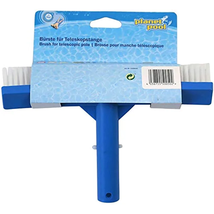 Planet Pool Reinigungsbürste 25cm für Teleskopstange, passend für 32mm Durchmesser