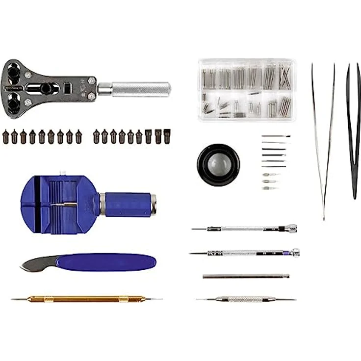 TOOLCRAFT Schraubendreher TOOLCRAFT Uhrmacher-Werkzeugsatz mit Alukoffer und umfangreichem Zubehör – Bild 3